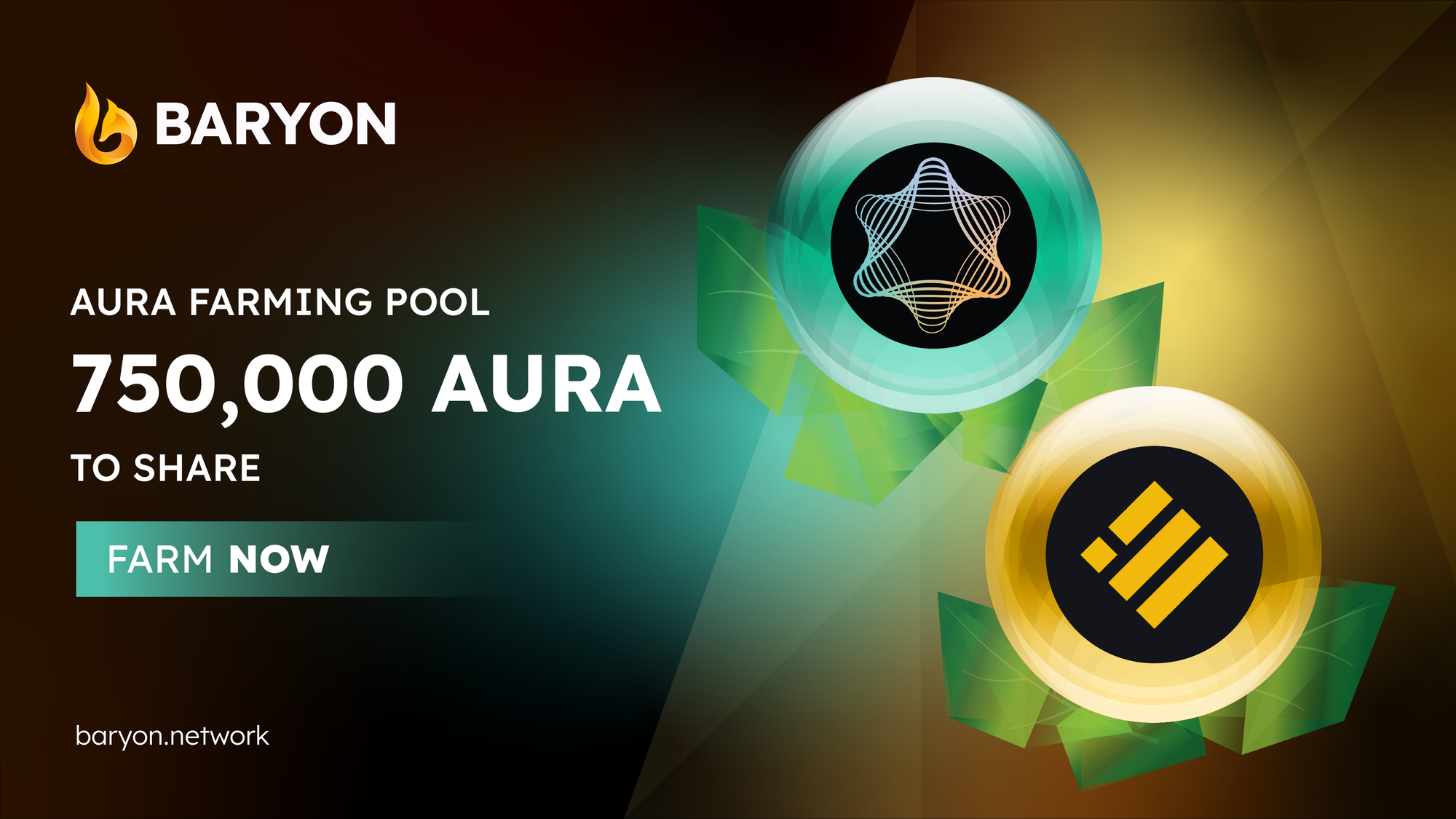 AURA/BUSD Farming Campaign: 750,000 AURA Are Up for Grabs!