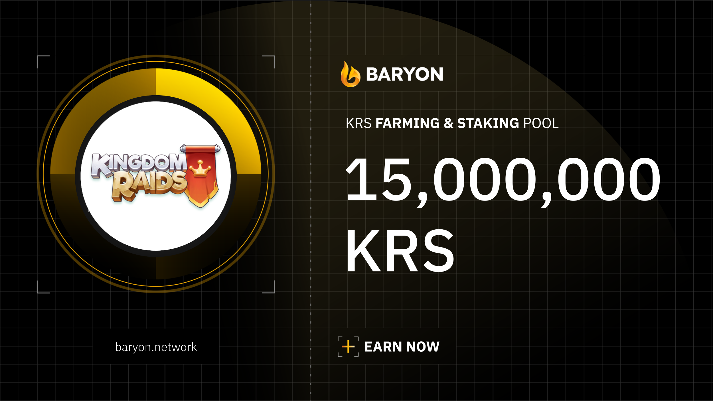 KRS Pool is live on Baryon with lucrative rewards of 15,000,000 KRS