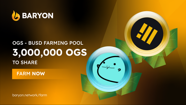 OGS - BUSD Farming Pool: 3,000,000 OGS To Share!