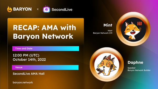 AMA with Baryon Network on SecondLive Recap: Getting to know the trusted DEX on BNB Chain
